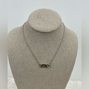 LIA SOPHIA XOXO Necklace. SIlver.